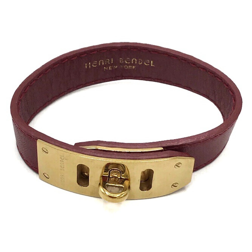 Henri Bendel Whitney Leather Turn-Lock Bracelet